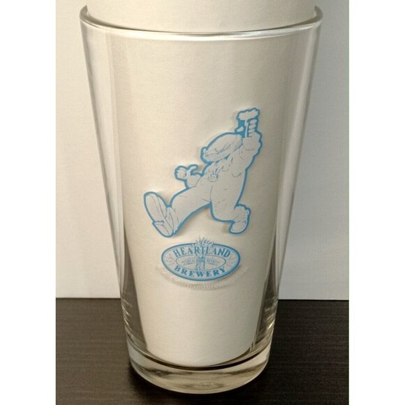 GRATEFUL RED LAGER RARE Beer Drinking Glass Heartland Brewery - Picture 2 of 5